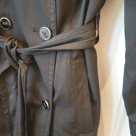 Worthington Black Trench Coat - Picture 5 of 14